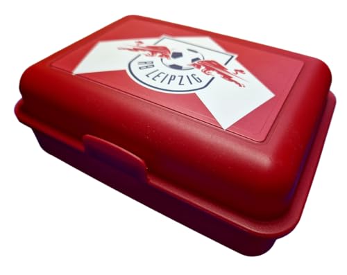 RB Leipzig Brotdose - Arrow - rot Brotbüchse | Lunchbox RBL - Plus Lesezeichen Wir lieben Fußball