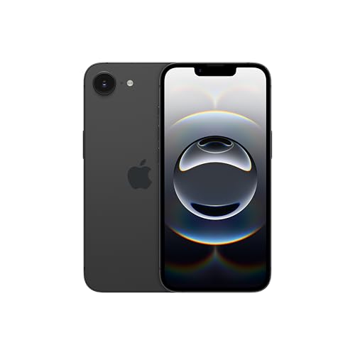 Apple iPhone 16e 256 GB: Entwickelt für Apple Intelligence, A18 Chip, Gigantische Batterielaufzeit, 48 MP Fusion Kamera, 6,1'' Super Retina XDR Display, Schwarz