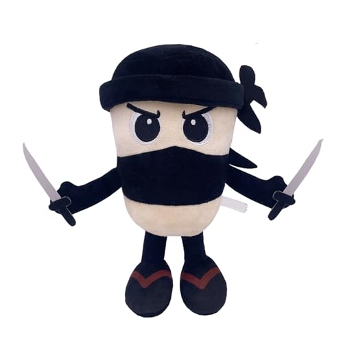 Moollyfox Italian Brainrot Kuscheltier - BRR BRR Patapim Plüschtier, Cappuccino Assassino, Trippi Troppi Plushie, Soft Stuffed Animal Plush Toy, Lustiges Geschenk für Kinder & Erwachsene