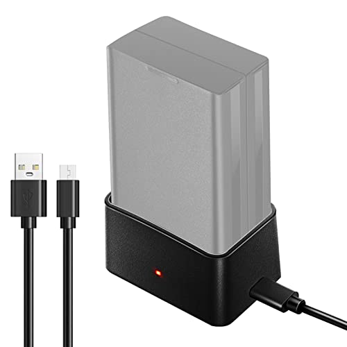 NEEWER USB Akku Ladegerät für Z1 Speedlite 7.4V/2600mAh Li ion Akku, DC 5V Eingang/DC 8,4V Ausgang USB Typ C Ladegerät mit Ladekabel für NEEWER Z1-C, Z1-S, Z1-N TTL Round Head Speedlite Flash