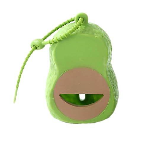 Haustierbedarf Hundetoilettenabfall Obst-Stil Müllbeutelspender Qld146 (Green, 9x6cm)