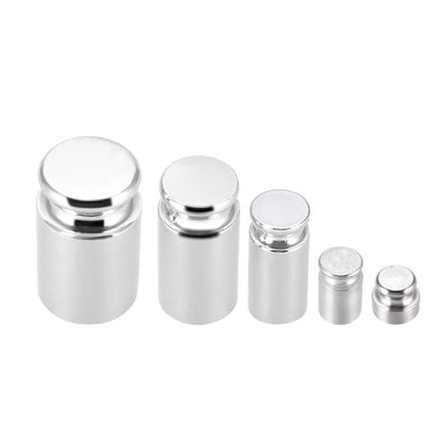 Kalibriergewicht,Kalibriergewicht Pinzette,Prüfgewichte,Maß Gewicht,Calibration Weight,Eichgewichte Set,Eichgewicht Digitale Waage Balance,1G,2G,5G,10G,20G,Silber,Kiuiom