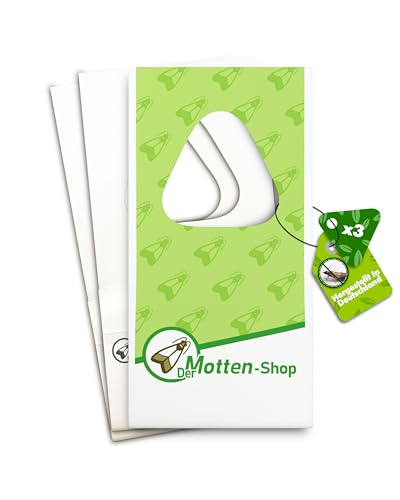 Der Motten-Shop, 3 Karten à 3 Lieferungen, Schlupfwespen gegen Lebensmittelmotten, biologische & nachhaltige Mottenbekämpfung, Umweltfreundliche und giftfreie Alternative