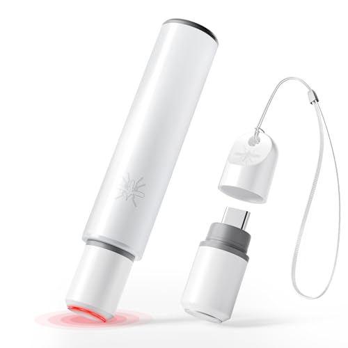 Mückenstich hitzestift, USB Insektenstichheiler elektrisch für die Schnelle Behandlung von Juckreiz/Schmerz/Schwellungen,Chemiefreie Behandlung mit konzentrierter Wärme - für Android/iPhone 15 16