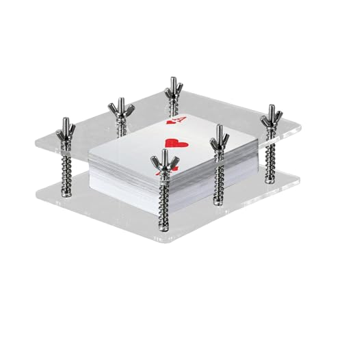 Kartenpresse - Biegt Glättet Karten, Reparaturen Durchsichtige Acryl-Kartenpresse | Tragbares Kartenkorrekturwerkzeug, Kristall-Kartenpresse Für Sammel- Spielkarten Sammler Kartenglattsystem