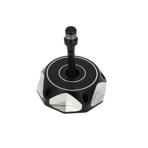 Benzinpumpen Motorrad CNC-Gas Tankdeckel Für SUZUKI RM85 RM125 RM250 RMZ250 RMZ450 RMZ450Z RM RMZ 85 125 250 450 450Z Motorrad Kraftstoffpumpen(Schwarz)