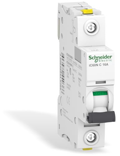 Schneider Electric Leitungsschutzsschalter ACTI9 IC60N 1 Polig 16 Ampere C, A9F04116,