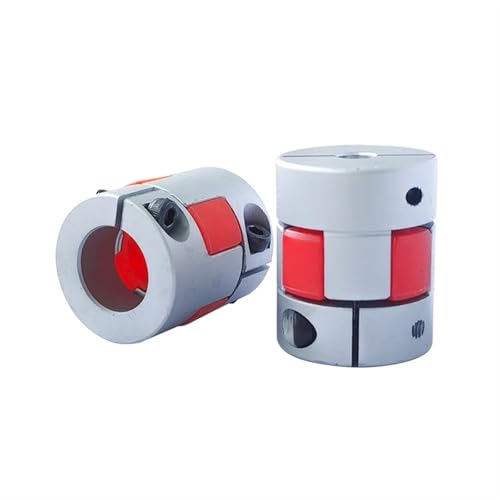 D25L30 Zweibacken-Wellenkupplung, Aluminium-Motor, flexible Wellenkupplung, Steckverbinder, CNC-flexible Paare, 5/6/6,35/8/9,25/10/12/14 mm, 1 Stück(5mm to 9.25mm)