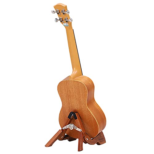 XCSCUK Gitarrenständer, zusammenklappbarer vertikaler Gitarrenständer, V-förmiger Bass-Ausstellungsständer aus Holz für Studio, Musikbühne