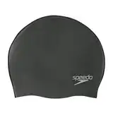 Speedo Badekappe Silicon Moulded Cap, schwarz/weiß, 8709840001