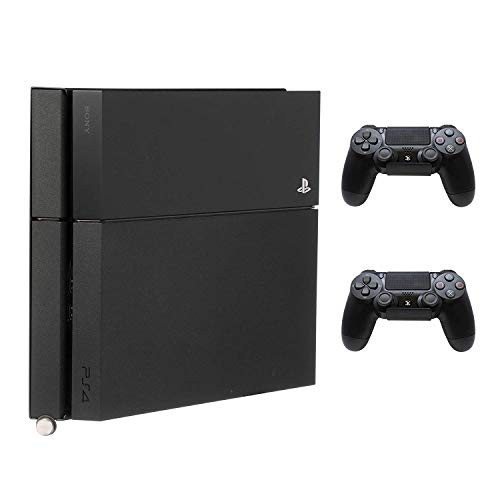 HumanCentric-Halterung nur kompatibel mit PS4 Fat Original + 2 Controller-Halterungen im Paket, befestigen Sie Original Classic/Fat PS4 an der Wand oder an der Rückseite des Fernsehers