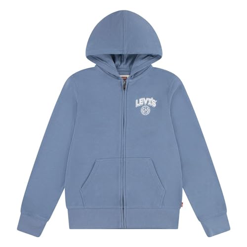 Levi's Baby-Jungen LVB SOLID Full Zip Hoodie 6EK793 Hooded Sweatshirt, Coronet Blue, 3 Months