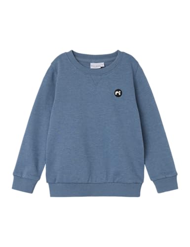 NAME IT Jungen Nmmvimo Ls Bru Noos Sweatshirt, Coronet Blue, 110 EU