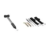 Bundle aus CALIMA 46060 Camping Hammer mit integriertem Heringsauszieher + CALIMA 46023 Starkwind Sturm Abspannset, 2 Stück, für Wohnwagen, Markisen