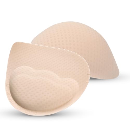 Nimiah Super Thick Bra Pads Einsätze für Push Up, Bikini Polsterung Einsätze Wiederverwendbare hinzufügen 1-2 Cup-Größen für Frauen Badeanzug Sport BH Fit A/B