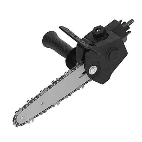 Kettensägenaufsatz für Bohrsägen-Adapter, Elektrischer Edelstahl, Kunststoff-Konvertierungskopf, Stahlgriff, Einfache Montage Zum Selbermachen (Für 6-Zoll-Bohrmaschine)