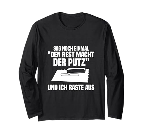 Stuckateurbetrieb Handwerker Stuckgips Kelle Stuckatuer Langarmshirt