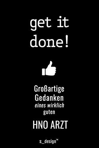 Notizbuch für HNO Ärzte / HNO Arzt / HNO Ärztin: Originelle Geschenk-Idee [120 Seiten liniertes blanko Papier]