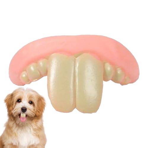 Falsche Zähne, Hundespielzeug, lustige Zahnprothesen für Hunde, falsche Zähne für Hunde, Halloween-Kostüm für Hunde, kreativ, humorvoll, langlebig, reißfest