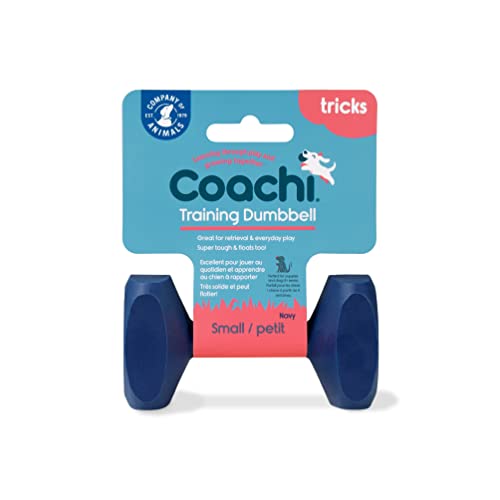 Coachi Training Dumbbell, schwimmt, weites Werfen, klassisches Apportierspielzeug, Jagdhund- und Welpentraining. Hundezubehör, sehr robust und beständig, für kleine Hunde und Welpen