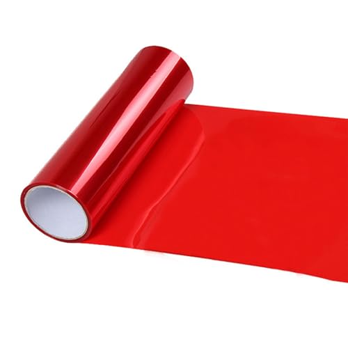 Tönungsfolie Auto,Scheinwerfer Folie,Scheibentönungsfolie Auto Folie Schwarz Glanz,Led Autofolie Glänzend,Rücklichttönungsfolie Aufkleber,Rückleuchten,Nebelscheinwerfer,Wasserdicht Scheinwerfer Rote