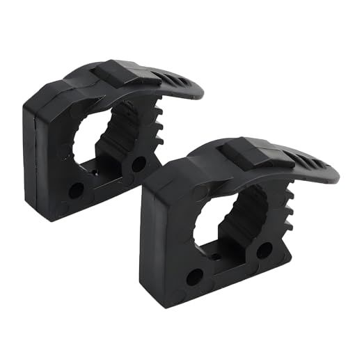 Pikioraz 2PCS Halterung Gummiklemme, Klemme Griff für 3cm - 3.8cm Montagewerkzeuge Durchmesser Werkzeuge und Ausrüstung für Geländewagen, Offroad SUV, Trucks, UTV, ATV, Van, LKW, Boot,Zug