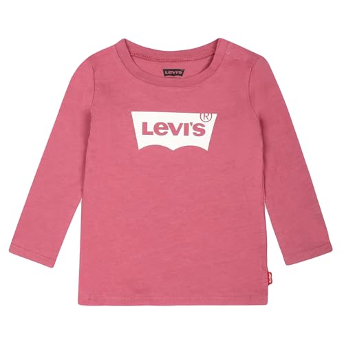 Levi's Baby-Mädchen Lvg L/S Batwing Tee T-Shirt, Roséwein, 12-24 Monate