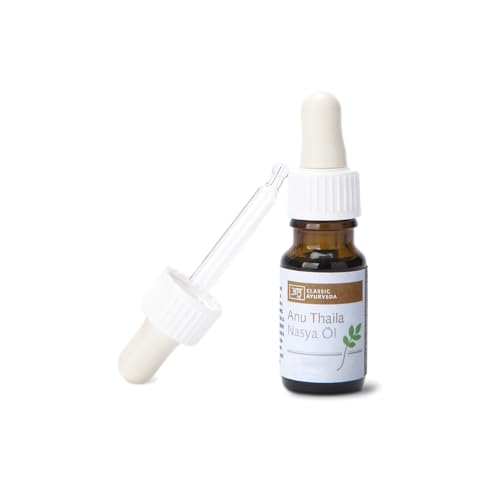 Classic Ayurveda - Anu Thaila, Nasya Öl - 12 ml - Traditionelles ayurvedisches Kräuteröl zur Pflege der Nasenhaut