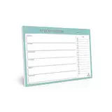 Luxliv ® Weekly Planner & To-Do List Notepad - 52 Blätter zum Abreißen - Produktivitäts-Organizer für Studenten, College, Schule, Arbeit, Haus & Büro - Perfekt für Organisation