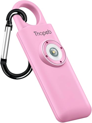 Der Original Persönlicher Alarm Für Frauen, Taschenalarm für Selbstverteidigung und Sicherheit, Von der Polizei Empfohlen, 130 dB Sirene, LED-Stroboskoplicht, Alarm Für Frauen Mit Schlüsselanhänger