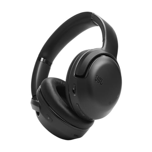 JBL Tour One M2 – Kabellose Over-Ear Kopfhörer – Bluetooth Kopfhörer mit Adaptivem Noise Cancelling - Schwarz – Bis zu 50 Stunden Wiedergabezeit mit nur einer Akkuladung