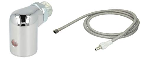 Allgas-Steckdose mit thermisch auslösender Absperreinrichtung 1/2" inkl. Allgasschlauch (mit Allgasschlauch 1250 mm)