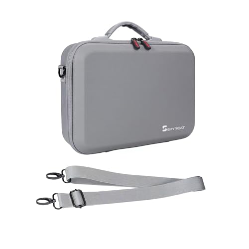 SKYREAT Mini 4 Pro Tasche,Tragbarer Reisekoffer, kompakte Aufbewahrungs Tasche mit Tragegurt für DJI Mini 4 Pro Fly More Combo Drone RC 2 Controller Zubehör