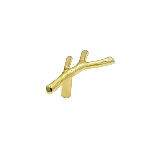 1PC 96mm 128mm Zweige Griff Schublade Schrank Türgriffe Antike Kupfer Griff Solide Einfache Kleiderschrank Möbel schrank Griffe(3366-gold)