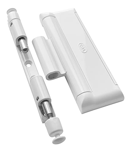 Cal Doublex XL - Fenstersicherung gegen Einbruch, auch für Balkontür, Terassentür Einbruchschutz (weiß)