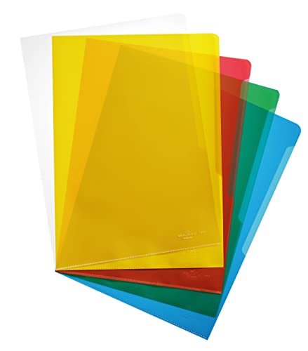 Durable Sichthülle/Aktenhülle A4 Standard, Polypropylen 120 µ, Karton à 100 Stück, farbig sortiert, 233700