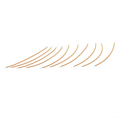 HomeVortex 10 x Glühbirnen-Filament, warmweiß, flexibles Filament für Glühbirnen, 10 Stück, 2200 K, für die Verwendung in Glühbirnen, selbstgemachtem Spielzeug und DIY-Dekorationsdesigns (130 mm)