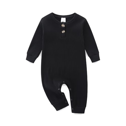 KIDDLETOWN Baby Schlafanzug, Baby Schlafstrampler, Baby Pyjam, Strampler Neugeborene, Babyschlafanzug Baumwolle, Schlafanzug, Pyjamas Langarm Strampler Schlafoverall für Mädchen und Jungen