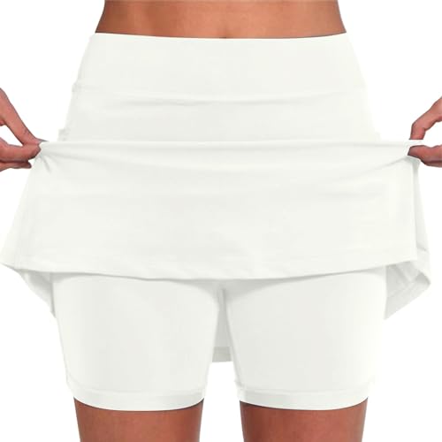 Lagerverkauf Restposten Rock Mit Hose Drunter Hosenrock Tennisrock Damen Mit Hose Leggings 2 In 1 Shorts Fitness Sport Golfrock Laufrock Sportrock Damen Mit Hose Und Taschen