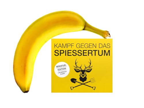 KAMPFHUMMEL Kampf gegen das Spiessertum – Miniatur-Edition | EIN lächerlich kleines Partyspiel für 3-10 Fieslinge ohne Schamgefühl ab 16 Jahren
