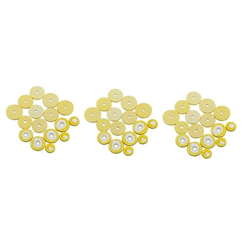 QUMIIRITY Querflöte Pads 3 Stück 16 1 Flötenauflage Musikinstrumente Musical Instruments Flötenzubehör Flötenpads Für Professionelle Musiker Werkzeug Zubehör Für Holzbläser Reparaturteil Für