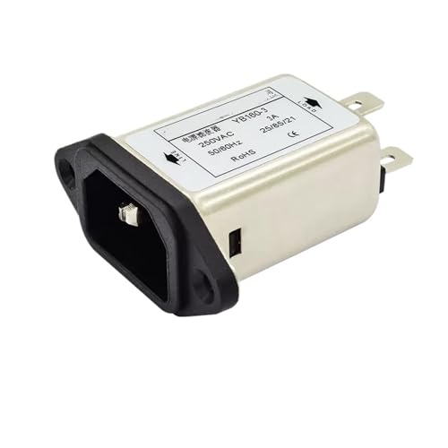 YB160-1A/3A/6A/10 Einzelsteckdosen-Netzfilter 220V 250V mit Steckdose(YB160-3A)