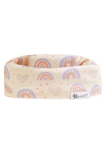 Sterntaler Schlauchschal Regenbögen - Loop Schal aus Flammgarn Jersey mit feinem Regenbogen Print - Halstuch - hautsympathischer Baby und Kinder Halswärmer - Mädchen Bekleidung - zartrosa, Größe 1