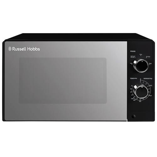 Russell Hobbs - Hand-Mikrowelle 20 Liter 800 W, 5 Leistungsstufen, integrierter Timer und Auftaufunktion, leicht zu reinigen RHM2027B