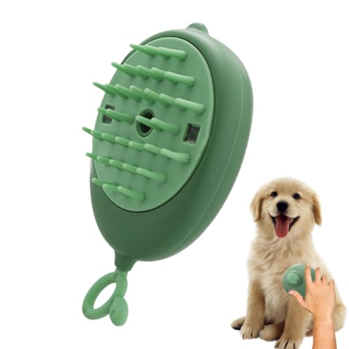 Haustier-Sprühbürste | Blaulicht-elektrische Hundedusche Massagebürste – kleine, mittelgroße und große Haustierpflegebürste mit Shampoo-Spender für Haustierunterkunft, Zuhause