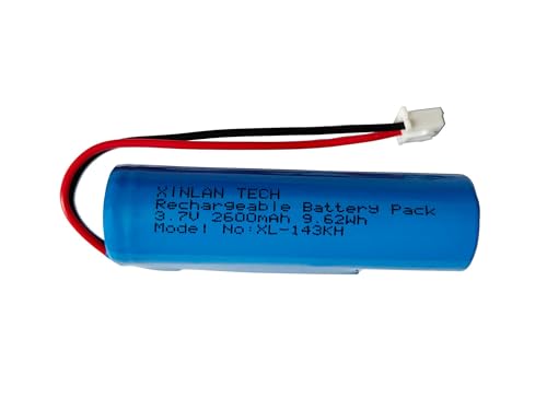 3,7 V 2600 mAh Wiederaufladbarer Li-Ionen-Akku mit XH2,54/2P Stecker für Croove Voice Amplifier, 9,62Wh B0143KH9KG Akkus