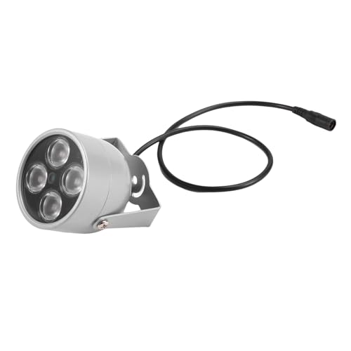 Sizoriruk 4 Array-LEDs, Infrarot, Wasserdicht, Nachtsicht, IR-Strahler, Fülllicht, DC 12 V, für Überwachungskamera