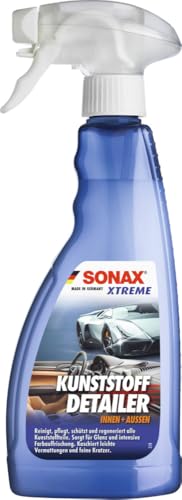 SONAX XTREME KunststoffDetailer Innen + Außen (500 ml) Reinigung, Pflege und Schutz für das gesamte Fahrzeug | Art-Nr. 02552410