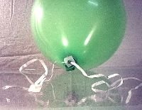100 Polyband-Ballonschnüre mit Verschluß - heliumgeeignet