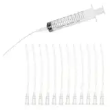 12 Stück Jungvögel Füttern Schlauch, Enthält eine 10-ml-Spritze, Feeder Futter, Nachhaltige Ernährungssonde für Handfütterung Baby Vögel und Papageien, Milch, und Wasserzufuhr sowie Medikamentengab
